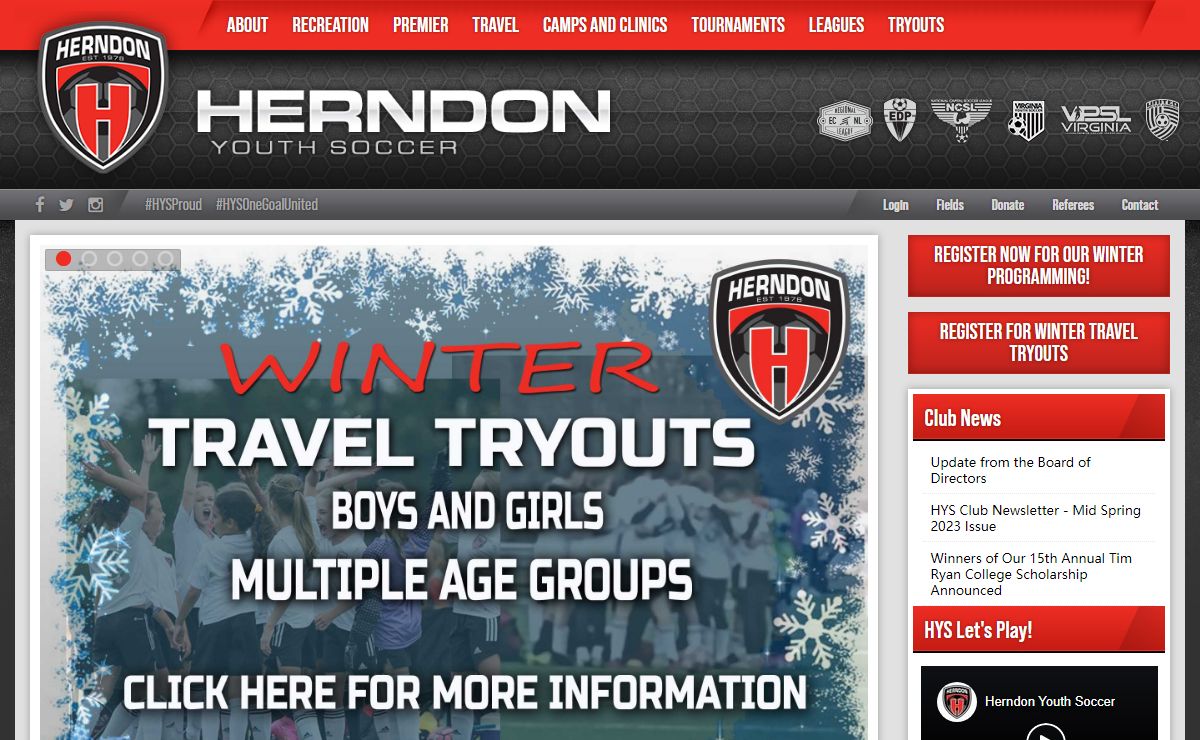 Herndon Youth Soccer | Home
