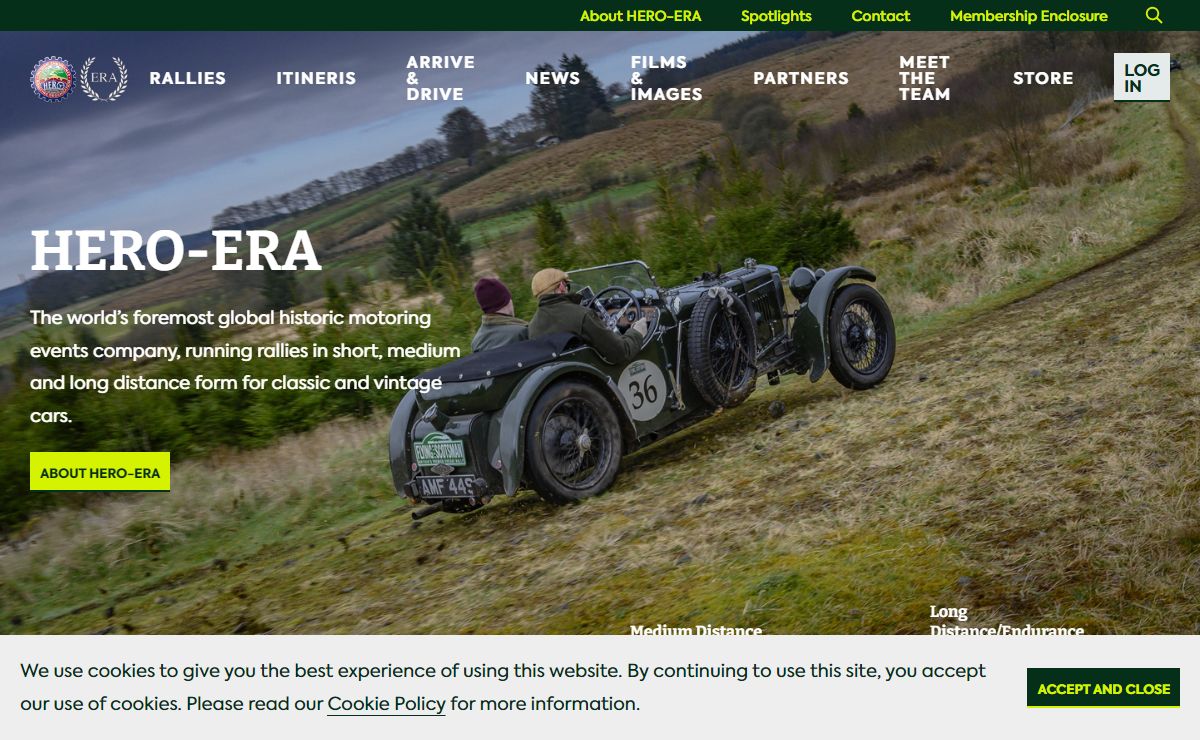 HERO-ERA | Historic Car Rallying - HERO-ERA