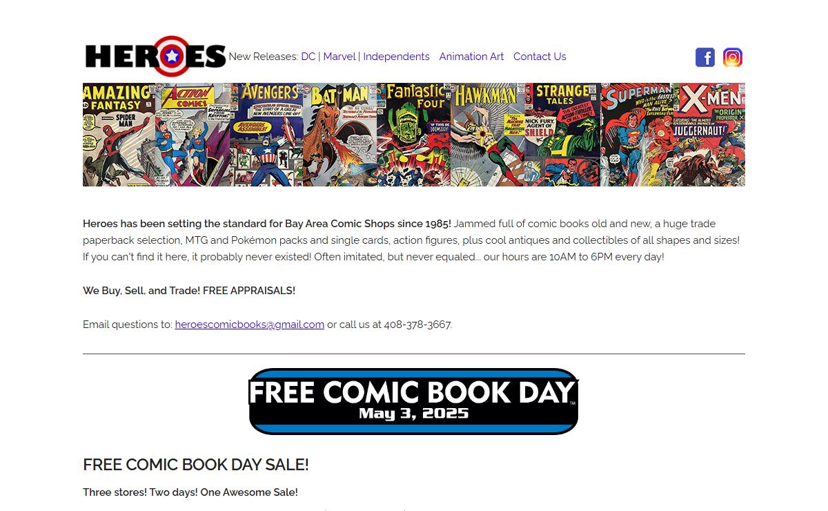 Heroes Comic Books
