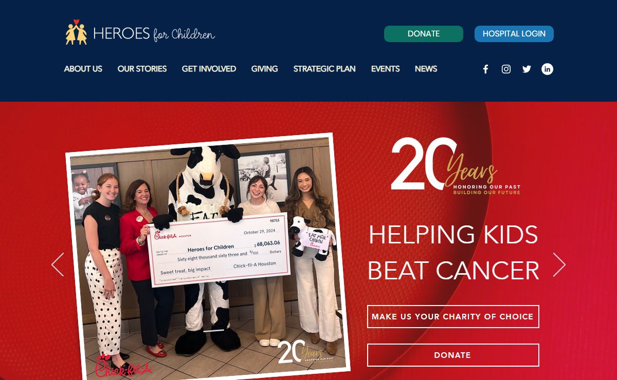 Helping Kids Fight Cancer | Heroes for Children | Texas