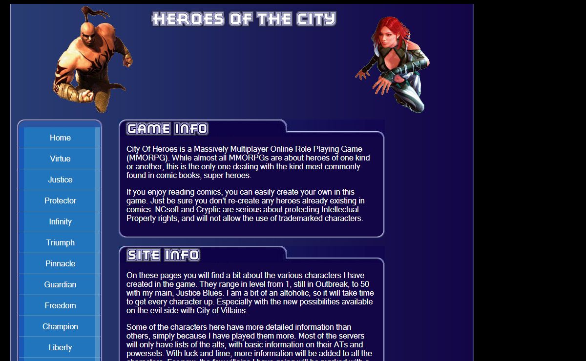 Heroes of the City - City of Heroes fansite
