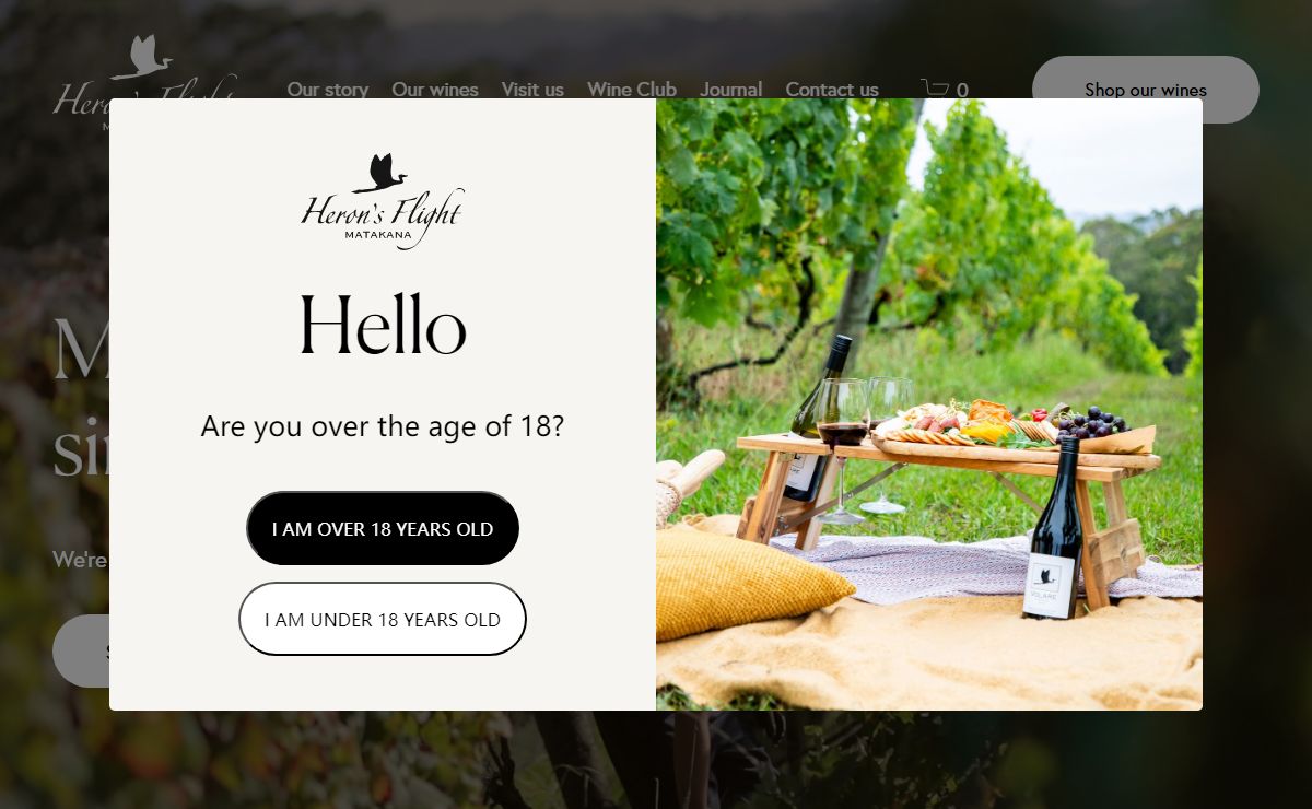 Heron's Flight Vineyard and Winery — Italian style wines made in Matakana, New Zealand