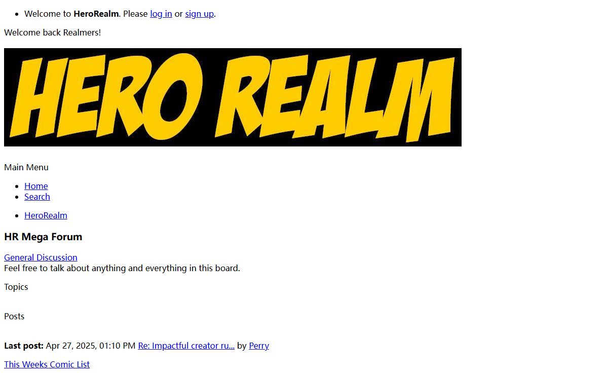 HeroRealm - Index