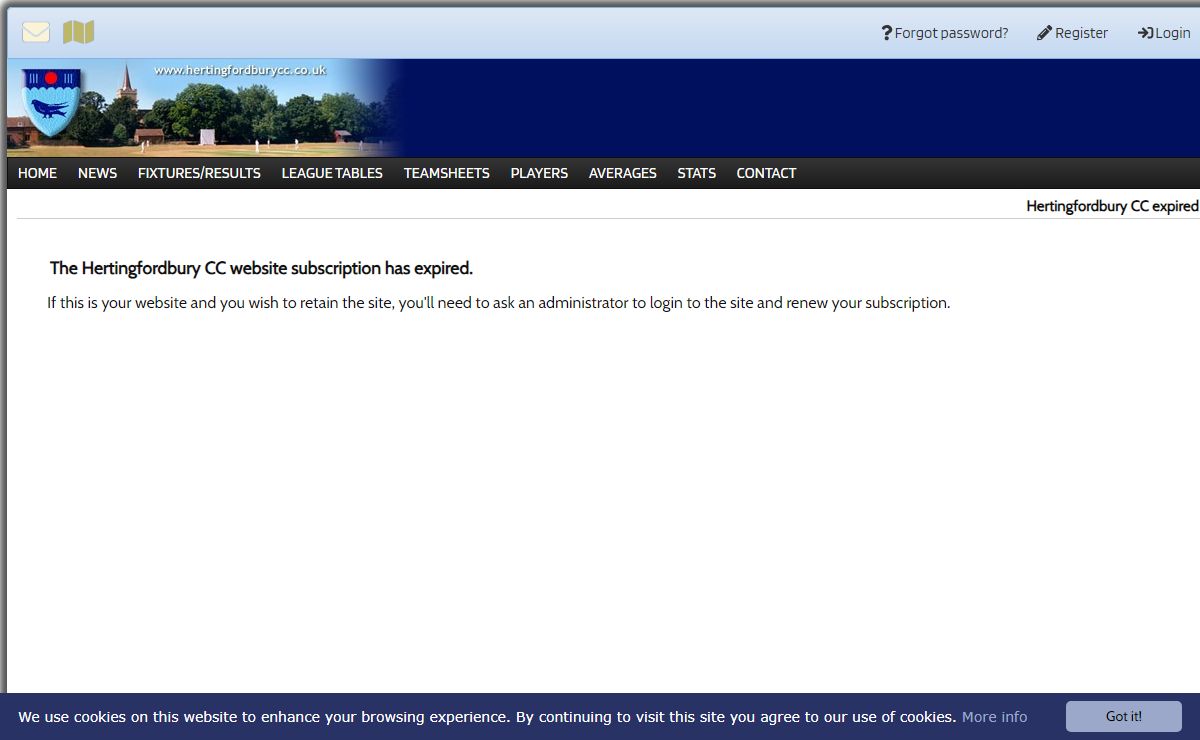 Hertingfordbury CC expired