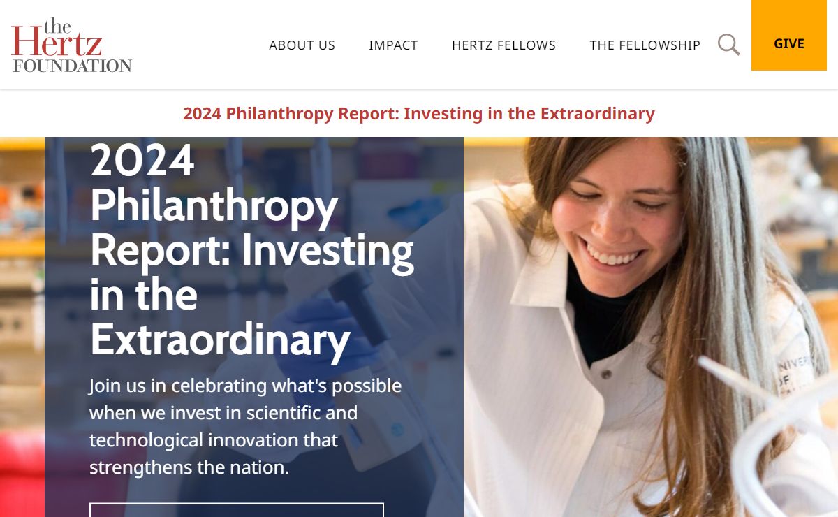 Home | Fannie and John Hertz Foundation