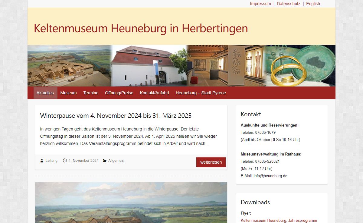 Keltenmuseum Heuneburg in Herbertingen |