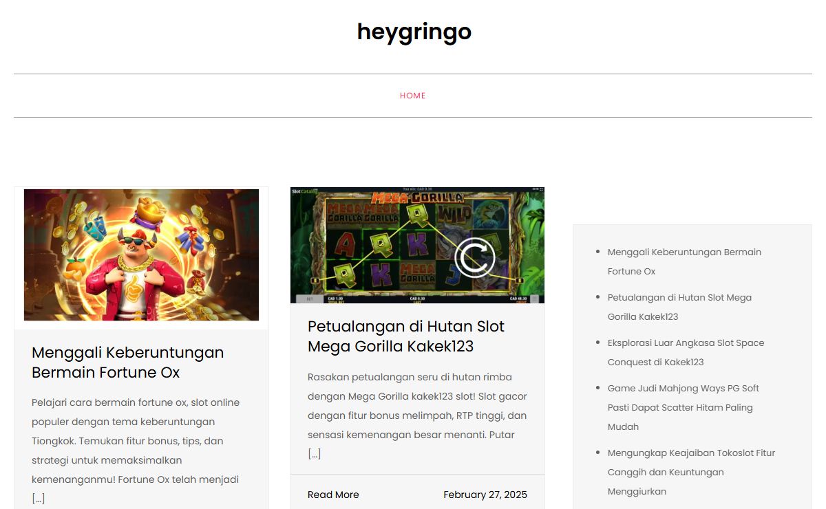 Pusat Informasi Judi Online Terbaik Paling Update