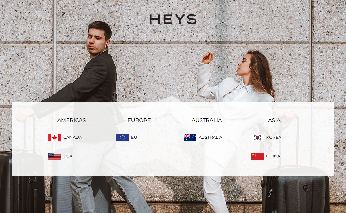 Heys Luggage: Official Website