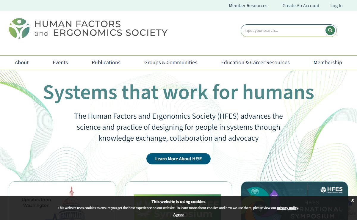 The Human Factors and Ergonomics Society (HFES)