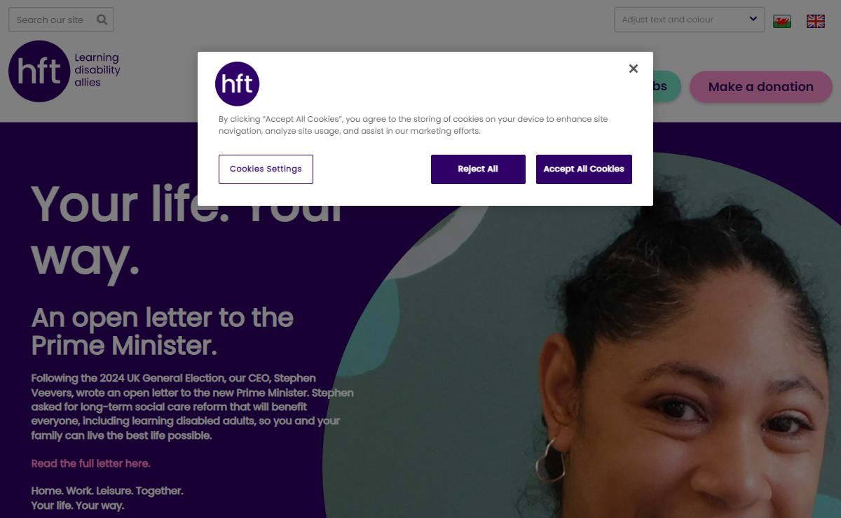 Hft supports learning disabled adults to live their best lives possible