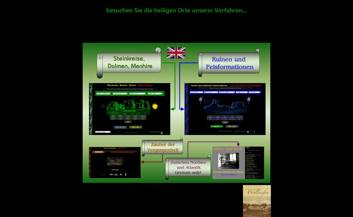 Steinkreise - Menhire - Dolmen - Ruinen - Hochkreuze - Felsformationen - stone circles, ruins, high crosses, rock formations - Ancient Stones -