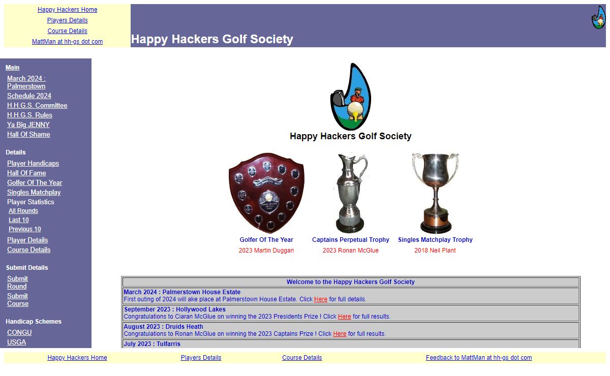 Happy Hackers Golf Society