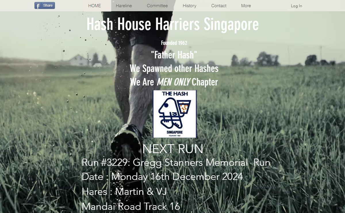 Hash House Harriers Singapore | The Father Hash | Hash Singapore