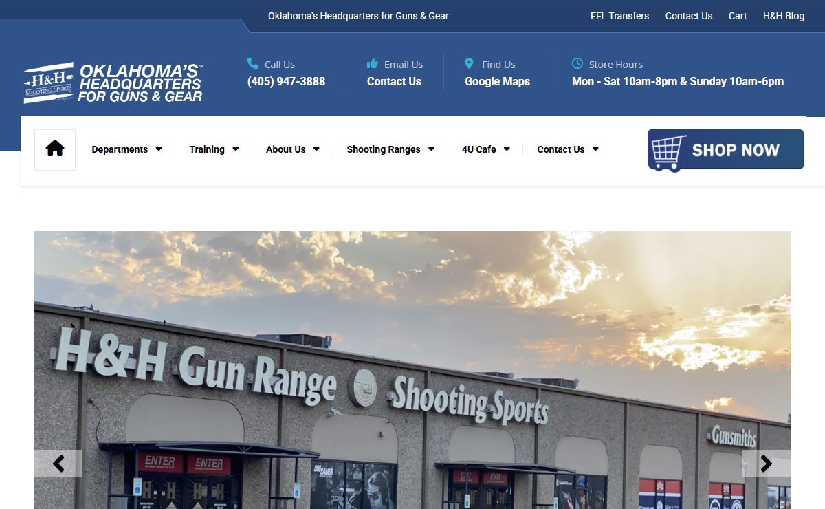 H&H Shooting Sports | Oklahoma City – Oklahoma's Headquarters for Guns & Gear