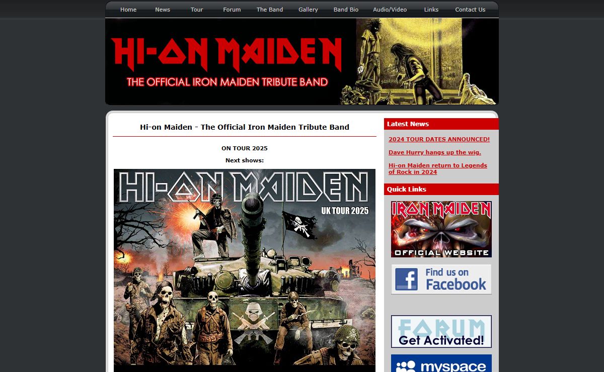 HI-ON MAIDEN - The world's only Official Iron Maiden Tribute Band