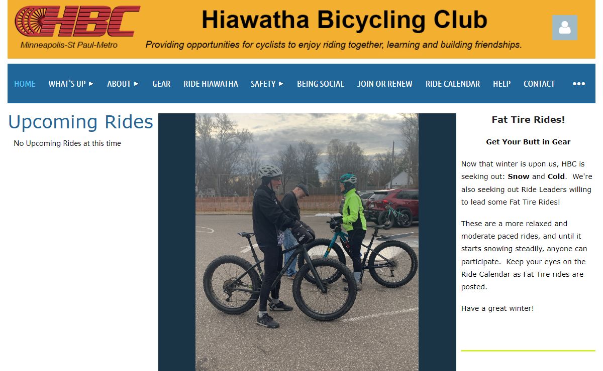 Hiawatha Bicycling Club - Home