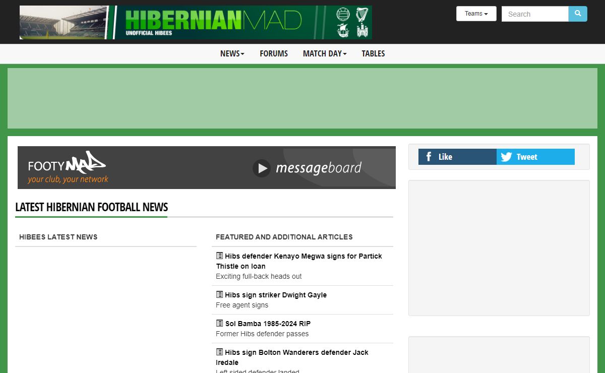 Hibernian News - Hibernian-Mad
