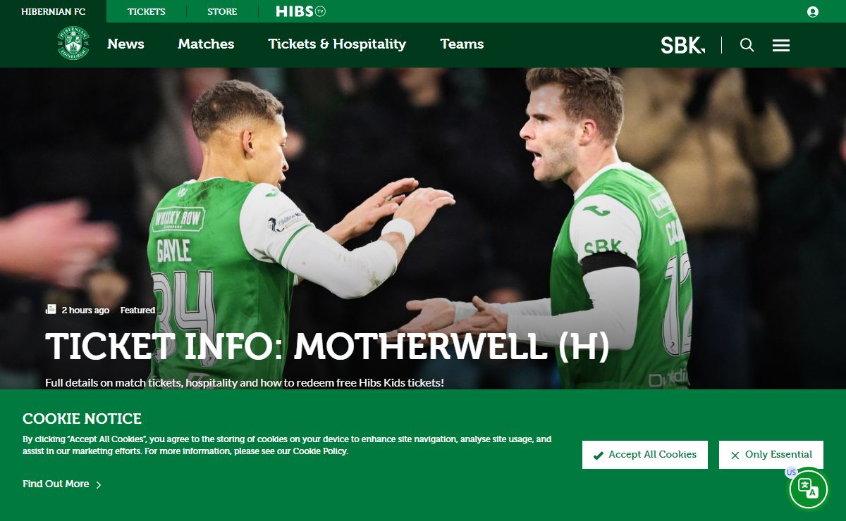 Hibernian FC | Hibernian FC