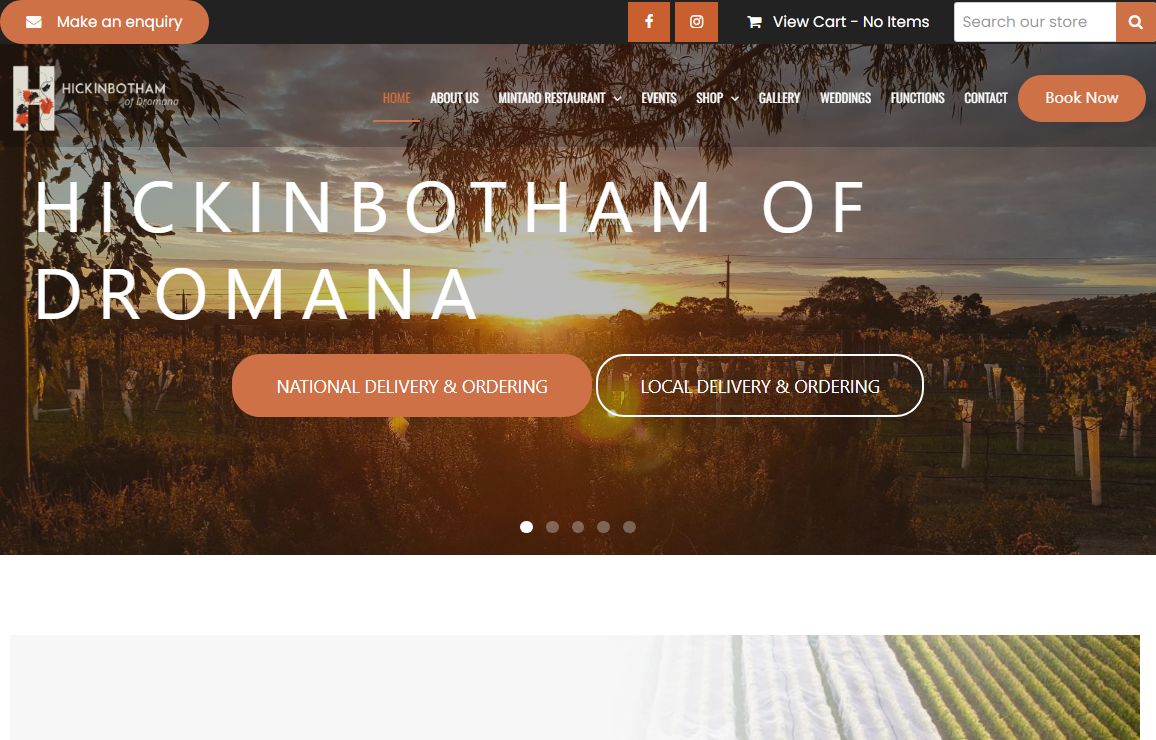 Hickinbotham of Dromana | Wine Tasting, Beer Tasting, Restaurant, Weddings & Functions