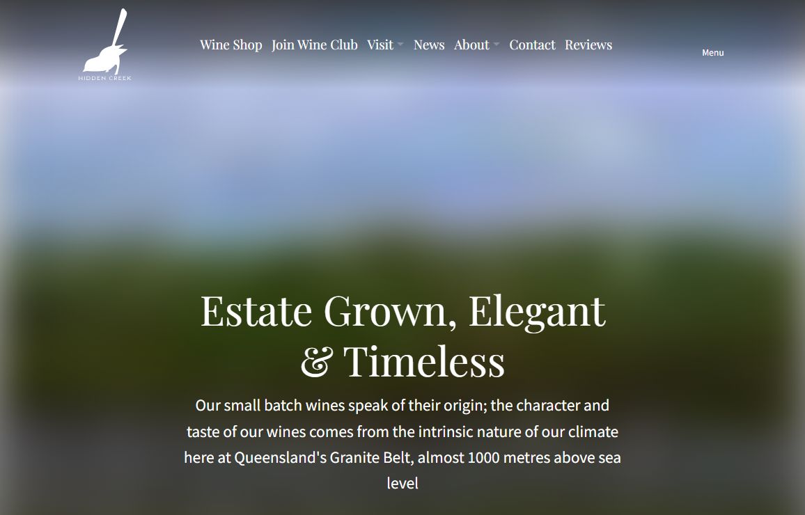 Home Page - Hidden Creek Winery
