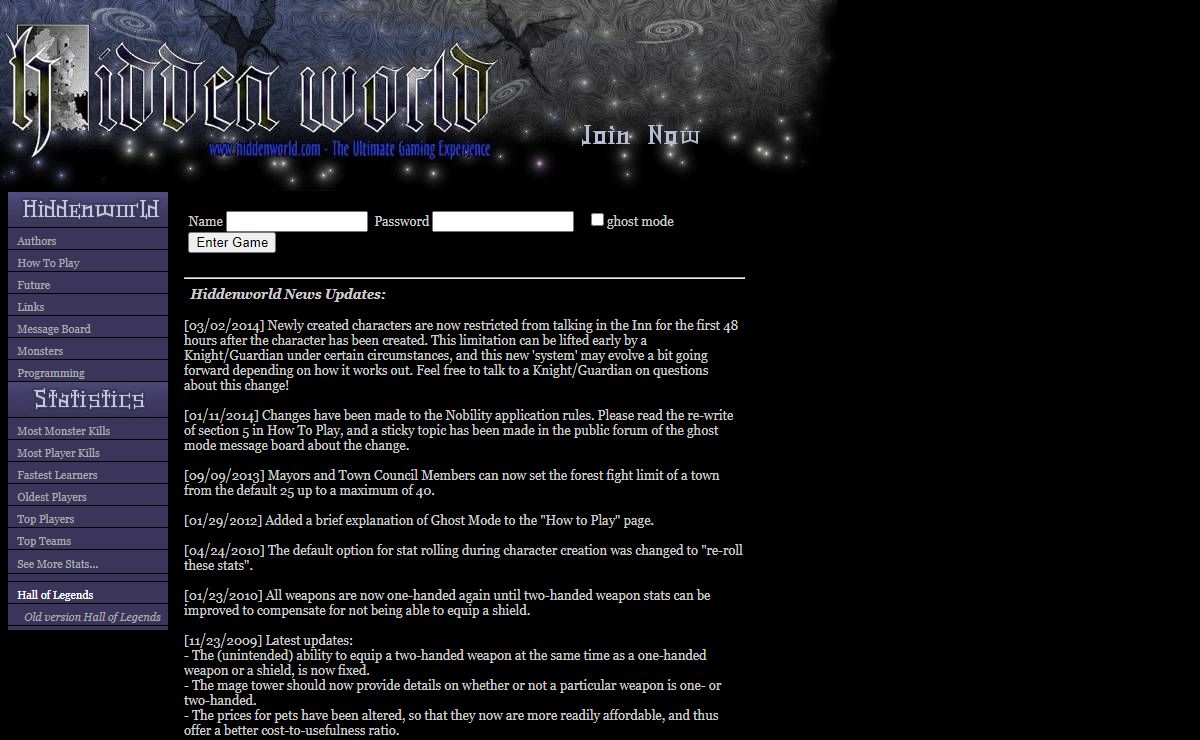 Hiddenworld - Free Online RPG