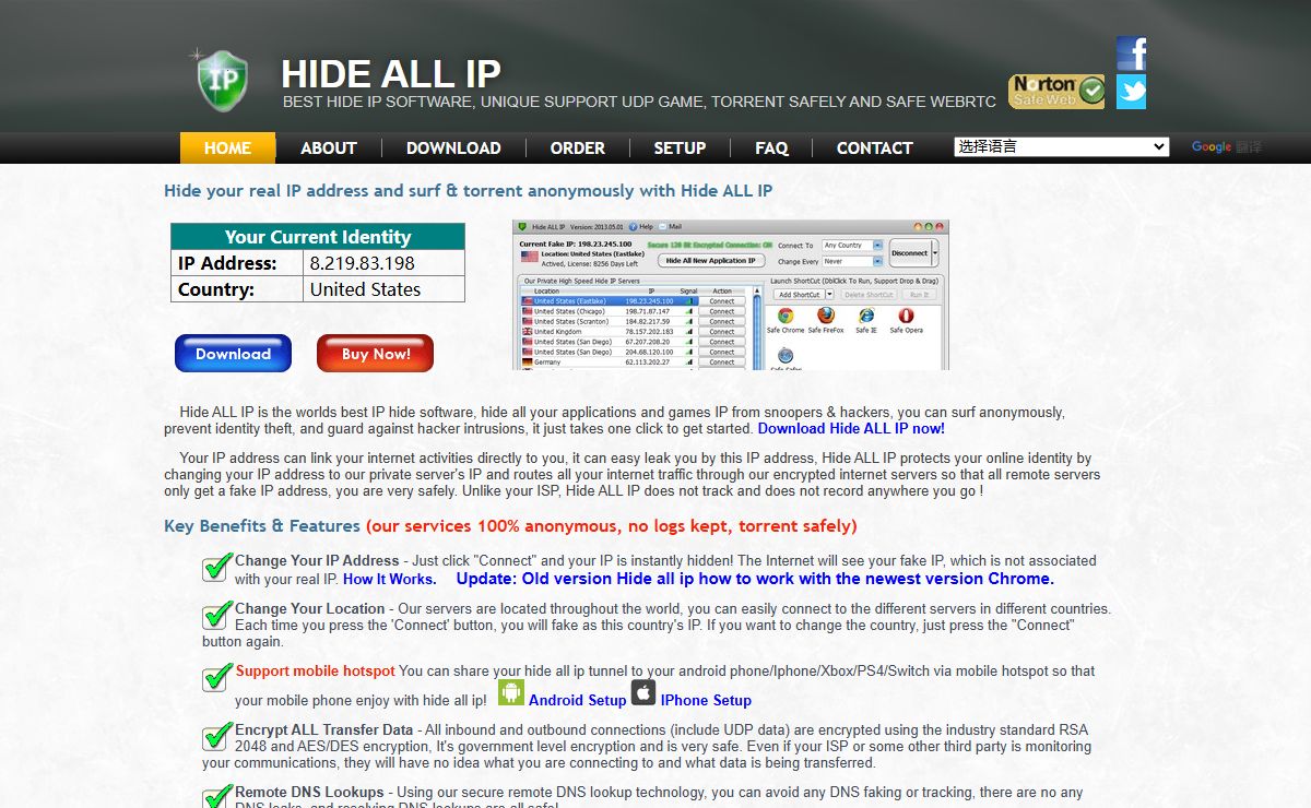 Hide ALL IP Home | Hide your IP address, Surf anonymously, Bypass firewall, Free trial, Http Tunnel, Torrent safely