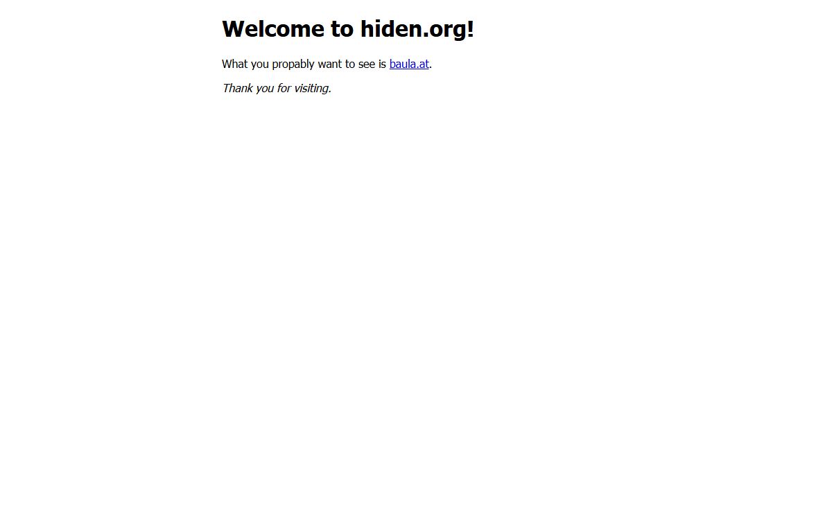 Welcome to hiden.org!