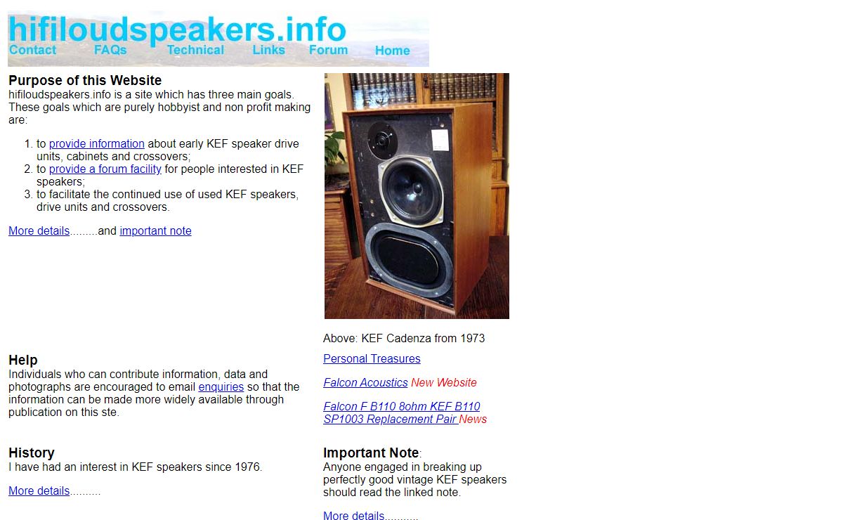 Home Page hifiloudspeakers.info