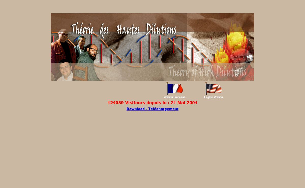 Theorie des hautes Dilutions