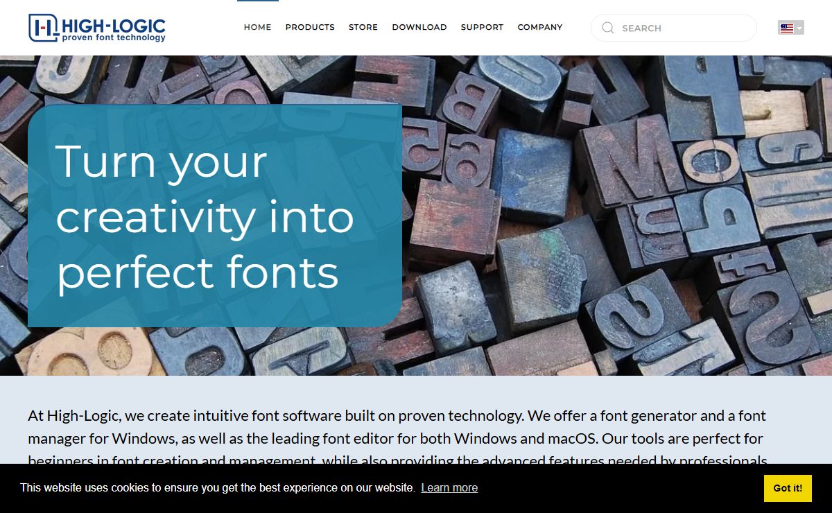 High-Logic – Leading Font Tools & Software for Type Professionals Since 1997