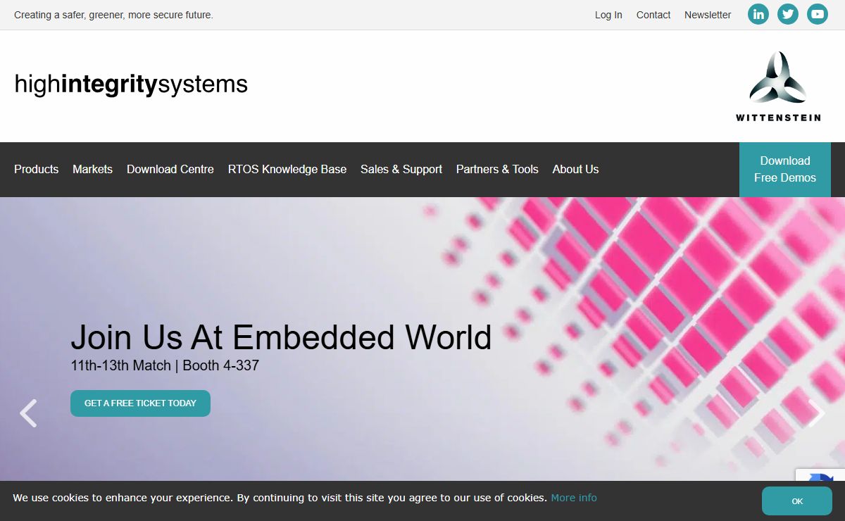 WITTENSTEIN high integrity systems | Safety Critical RTOS