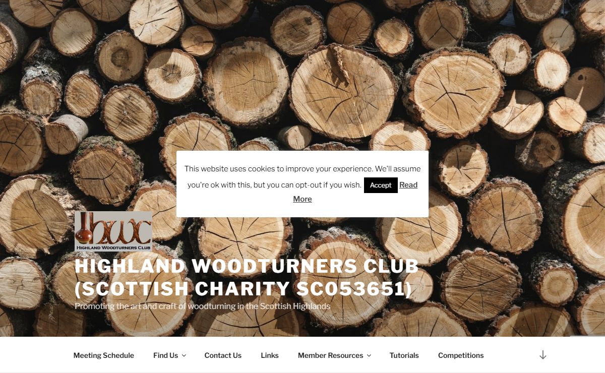 Highland Woodturners Club (Scottish Charity SC053651) - Promoting the art and craft of woodturning in the Scottish Highlands