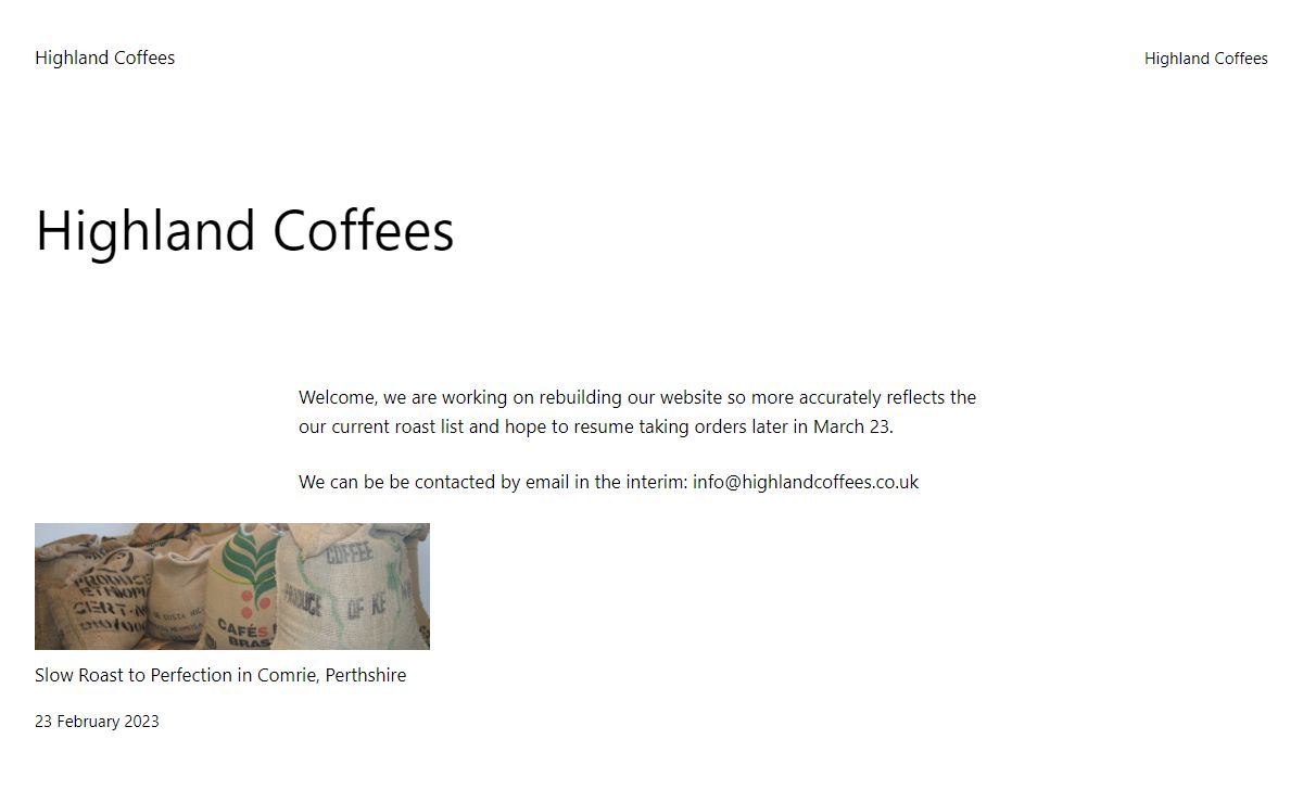 Highland Coffees