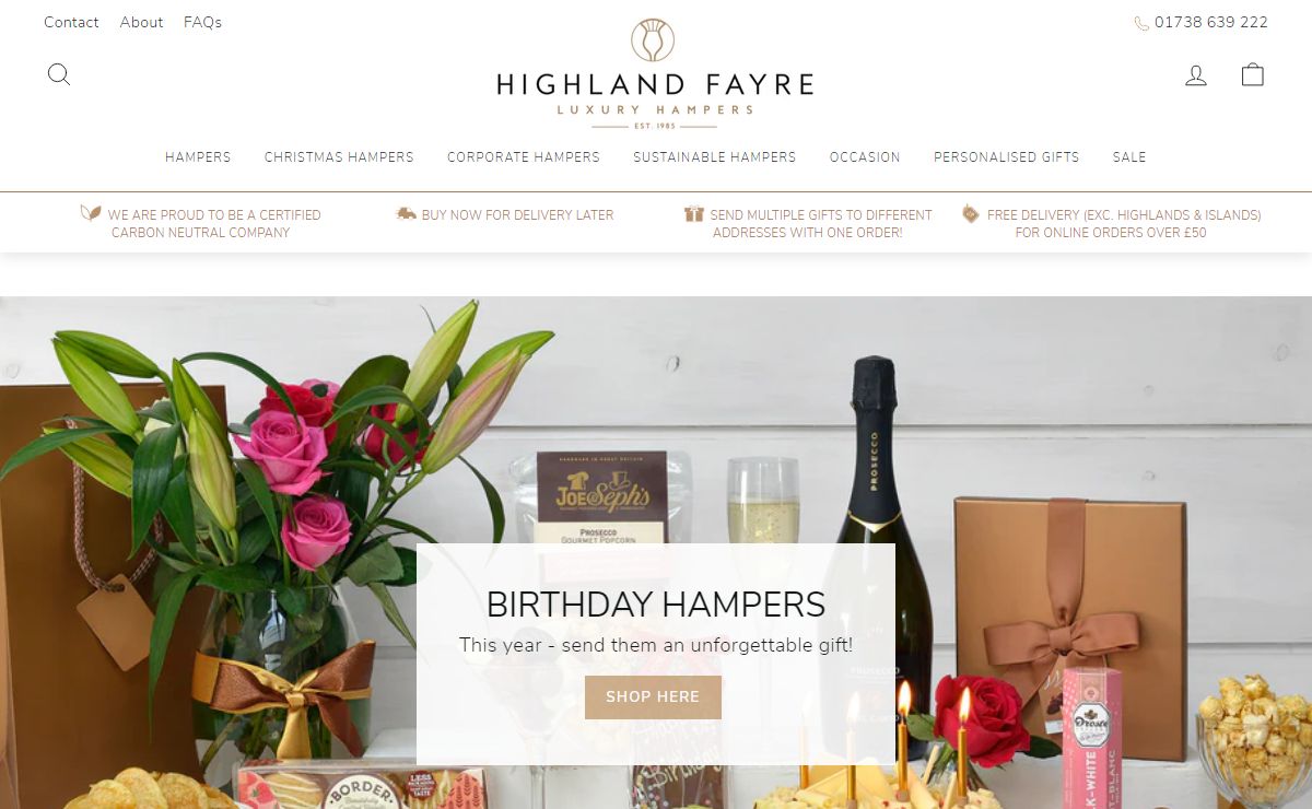 Highland Fayre - Luxury Food Hampers – Highland Fayre Ltd
