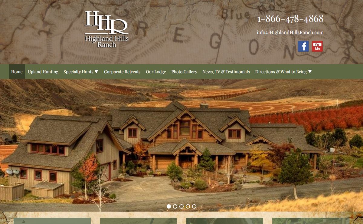 World Class Luxury Bird Hunting Lodge in Oregon | Highland Hills Ranch