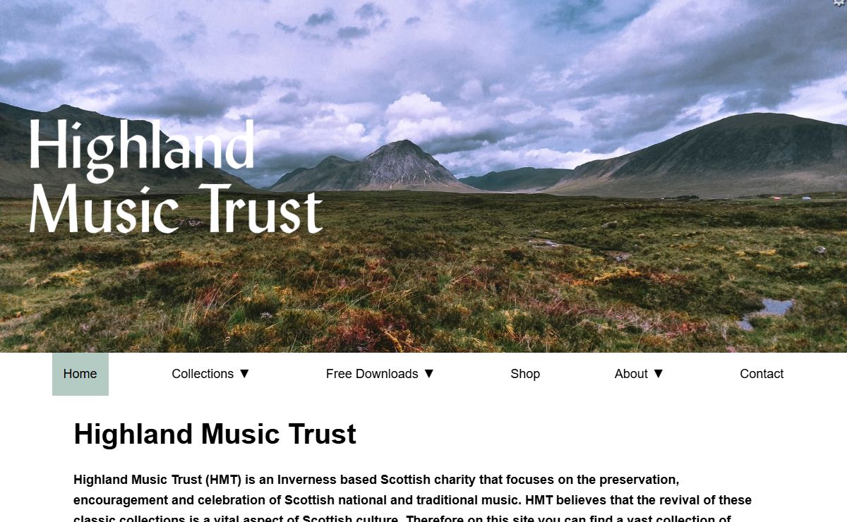 Highland Music Trust | Traditional Scottish Fiddle Music Collections