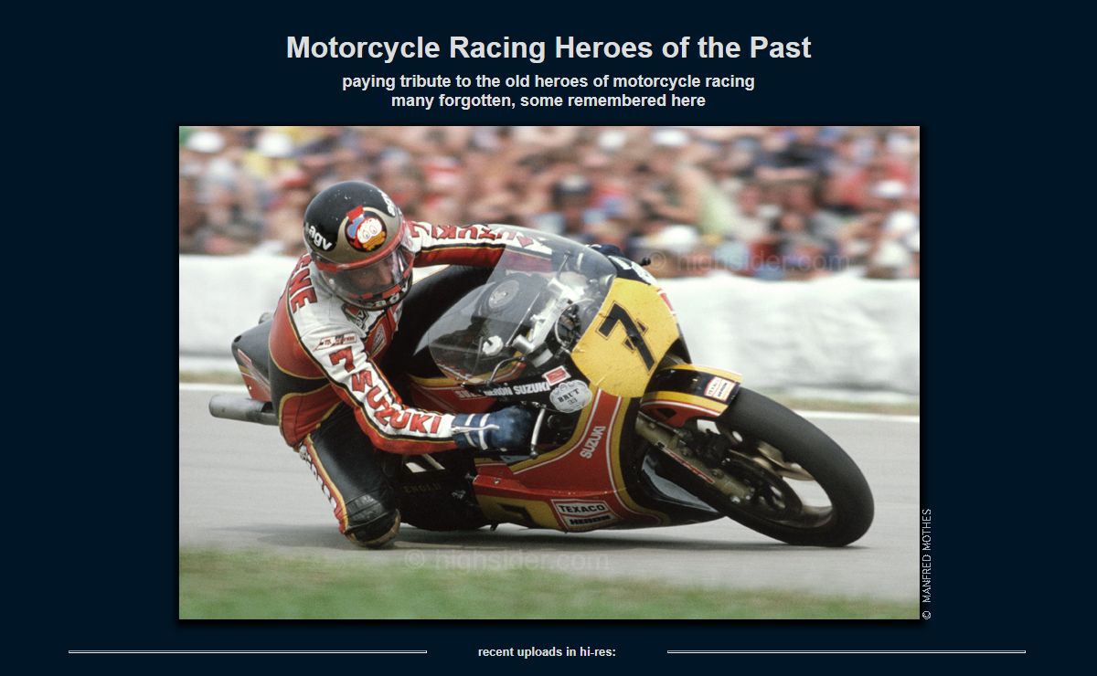 Motorcycle Racing Heroes of the Past