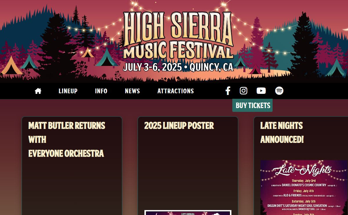 High Sierra Music Festival 2025