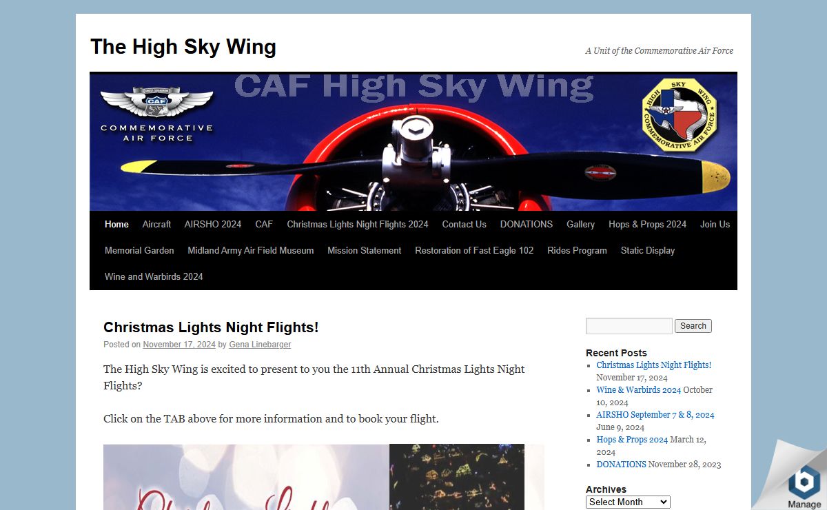 The High Sky Wing | A Unit of the Commemorative Air Force