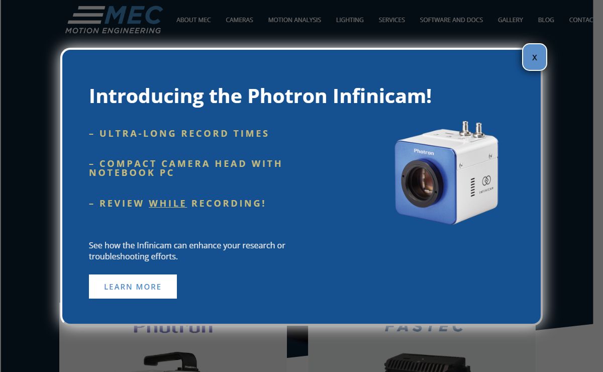 Motion Engineering | High Speed Cameras | Imaging – High speed cameras