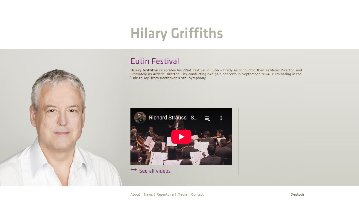 Hilary Griffiths - Eutin Festival