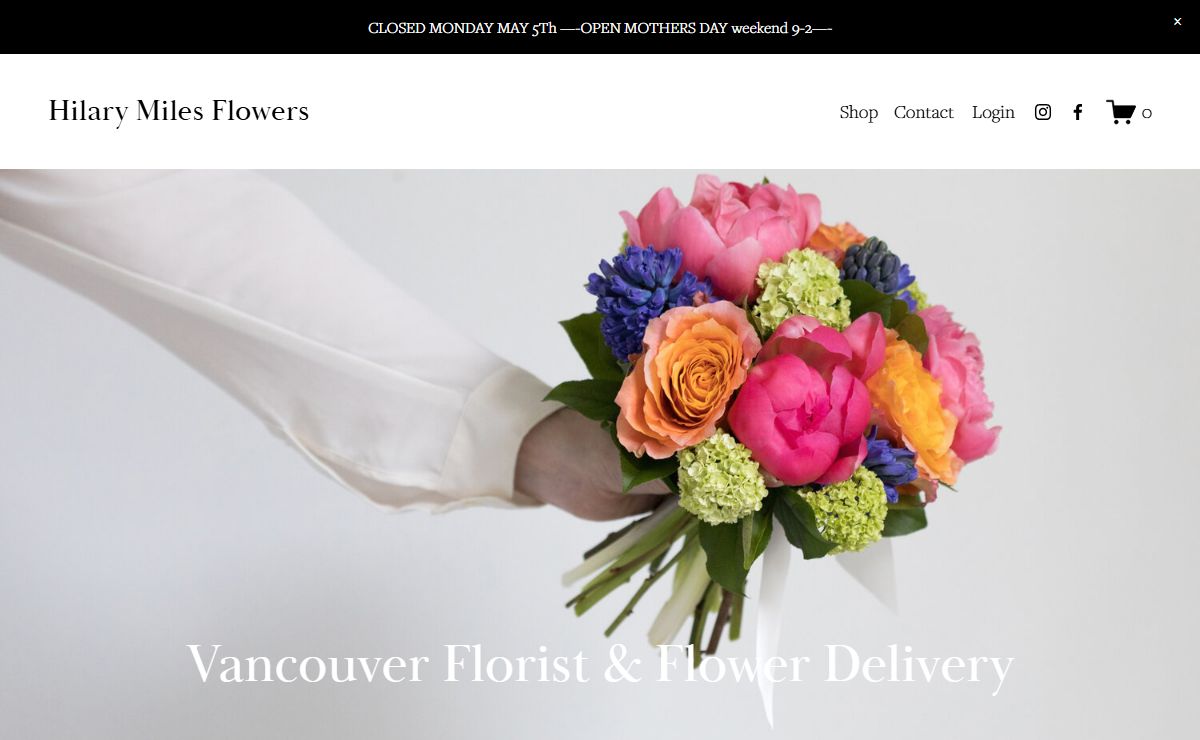 Vancouver Flower shop offering flower delivery | A florist providing Vancouver with flowers for all occasions including delivery.