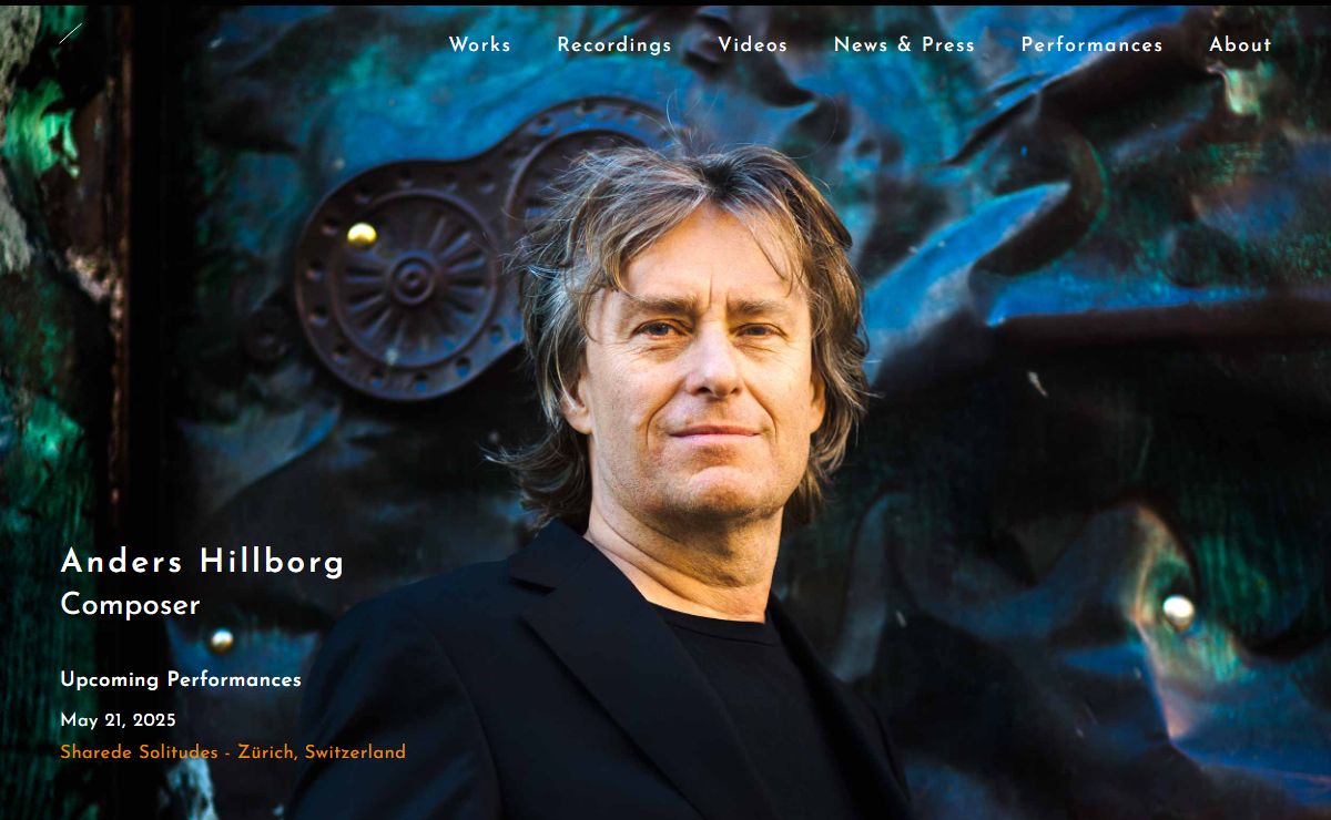 Anders Hillborg - Official Website