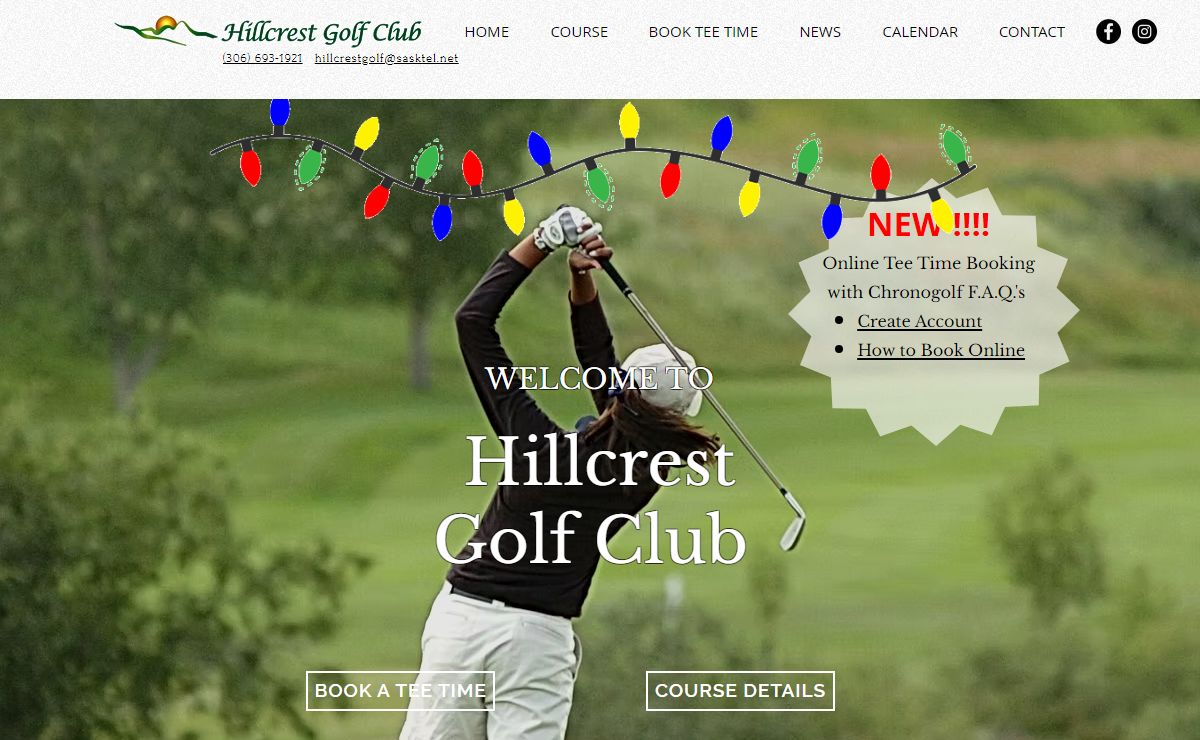Hillcrest Golf Club, Moose Jaw, SK