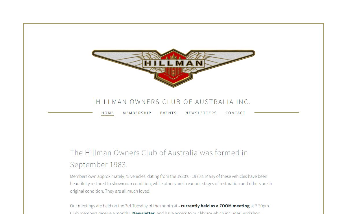 Hillman Owners Club of Australia Inc.