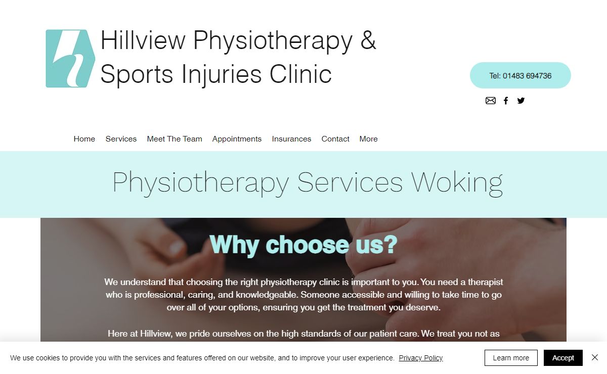 Physiotherapy Services Woking & Sports Injuries Clinic - Hillview