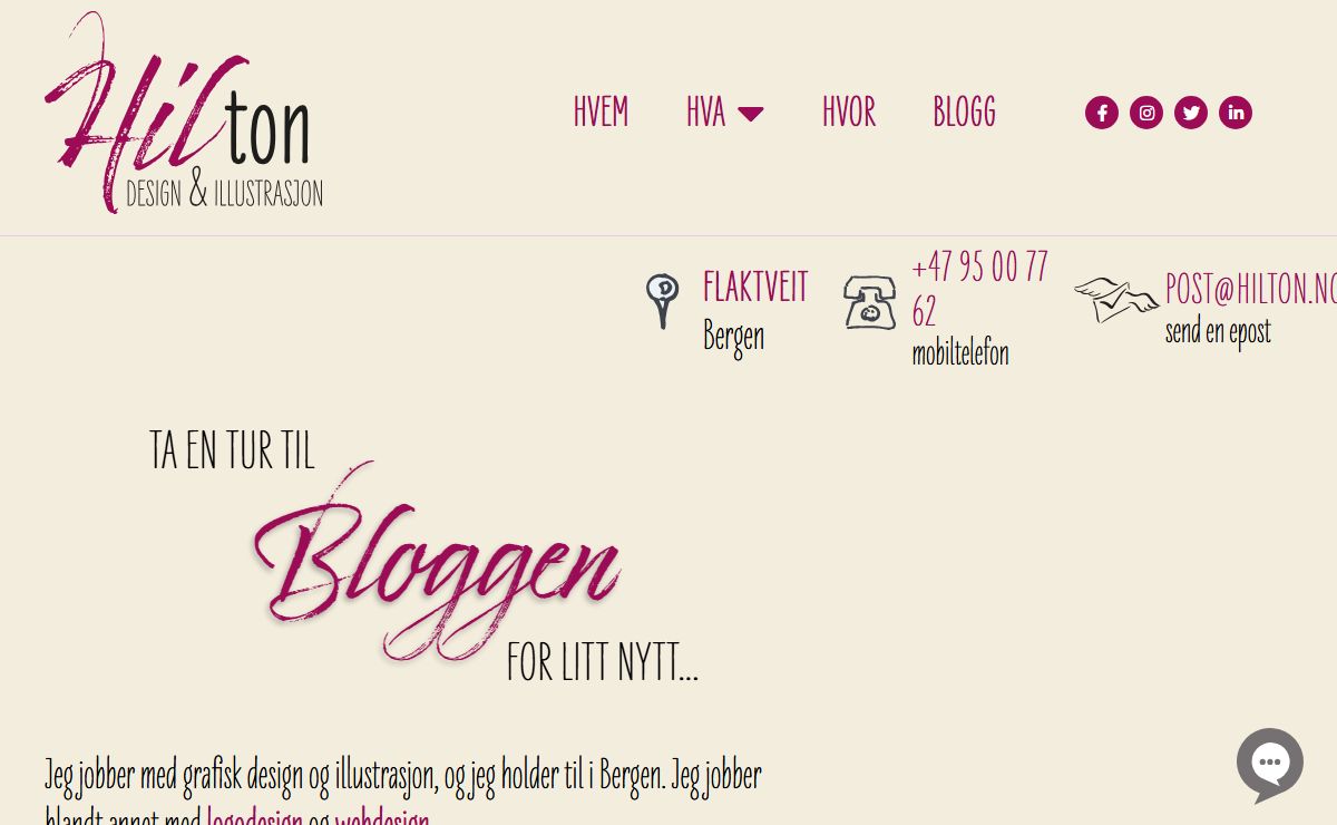 grafisk design • HILTON design & internet • logodesign