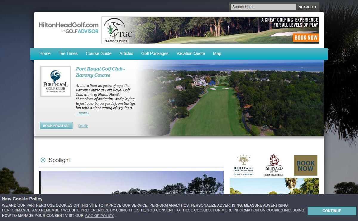 Hilton Head Golf Courses | Tee Times | Special Deals