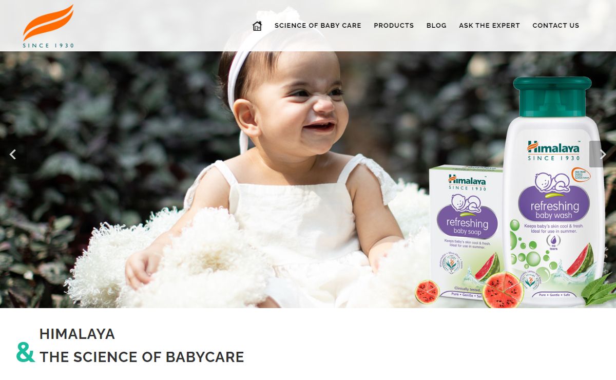 Welcome to official website of Himalaya Babycare