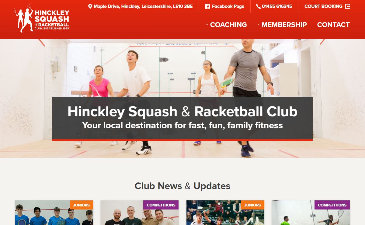 🚧 Hinckley Squash & Racketball Club, Leicestershire